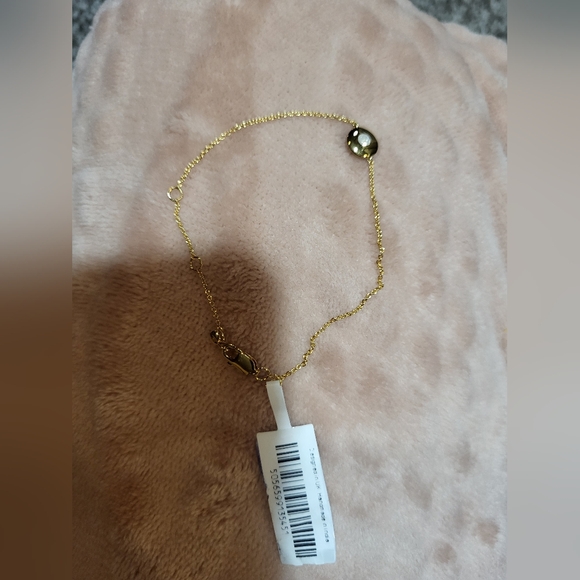 Monica Vinader Gold June Birthstone Chain Bracelet, without box. # 87 - Picture 4 of 7